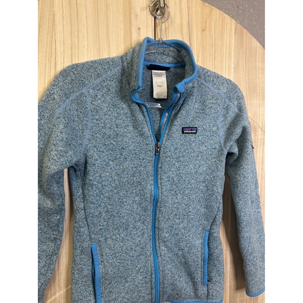 Patagonia Women's Better Sweater Fleece Jacket Full Zip‎ Blue Small S - Picture 2 of 8
